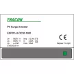 Tracon ESPD1+2-DC50-1000 T1+T2 DC típusú túlfeszültség levezető, egybeépített Ucpv: 1200V; Iimp:12,5kA; In:20kA; Imax:50kA; Up:4kV