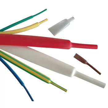  Tracon ZS016P , Zsugorcső, vékonyfalú, 2:1 zsugorodás, piros 1,6/0,8mm, POLIOLEFIN