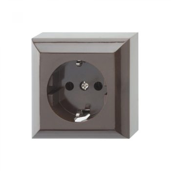   GAO földelt aljzat, beltéri, Business Line IP20, barna ( 0510056777 )