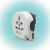 Q2power 1.100170 Utazóadapter, World to Australia USB ( 1.100170 )