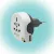 Q2power 1.100210 Utazóadapter "World to Switzerland USB" ( 1.100210 )