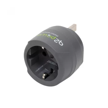   Q2power 1.200100-TH utazóadapter "Europe to UK" Q2, 7A