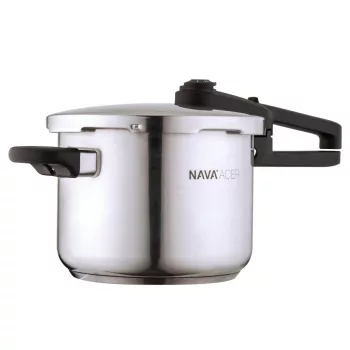   Nava 10-266-013 Acer rozsdamentes acél kukta, 6 liter, biztonsági szelep