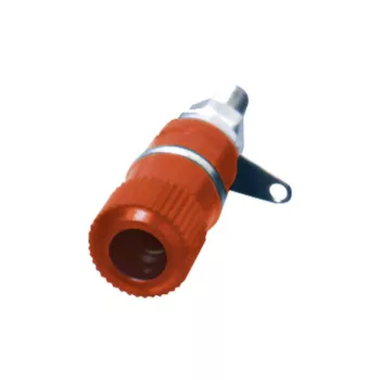 USE BA 2/RD Banánaljzat, piros, forrasztható ( BA 2/RD )