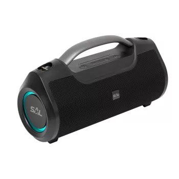  SAL BT 7000 hordozható bluetooth kihangosító, BoomBox, 2 x 30 W, BT TWS, 3.5mm AUX, USB, EQ, LED effektek, telefontöltés, USB-C és AUX kábel, vízálló