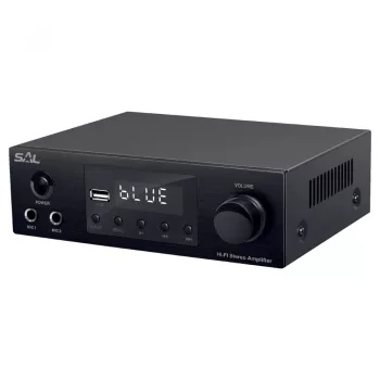 Multimédia erősítő, 2x50W, BT-FM-USB-OPTI-KOAX