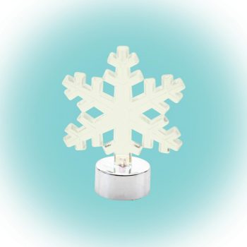 HOME CDM 8/F LED-es asztali dísz, hókristály ( CDM 8/F )