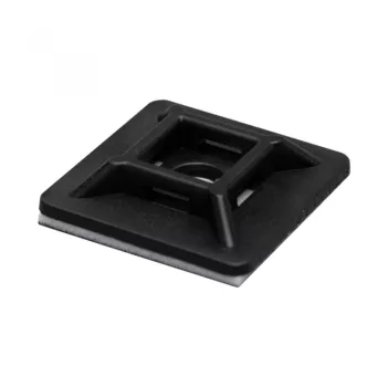 HOME CTT 28BK Kábelkötegelő talp 50db 28x28mm, fekete