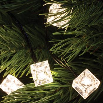   HOME DECO 5 Dekoráció izzósorhoz, kocka, 50 db, ?5 mm-es LED-re ( DECO 5 )