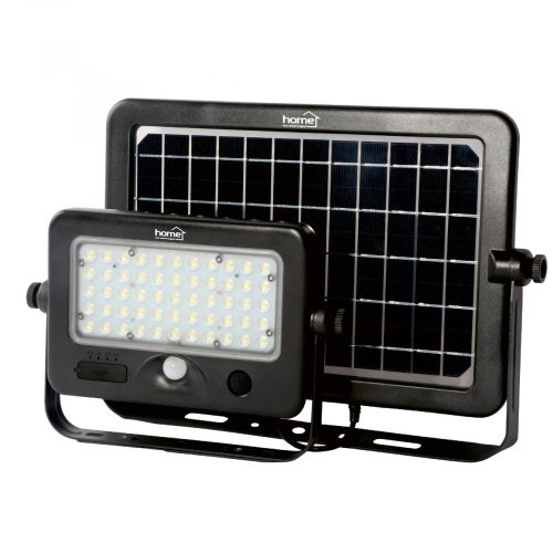 HOME FLP 1100 SOLAR Szolár paneles LED reflektor, mozgásérzékelős 10 W 1100 LM