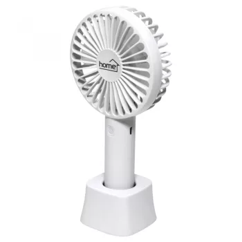  HOME HF 9/WH Kézi, tölthető ventilátor, 9cm, fehér ( HF 9/WH )
