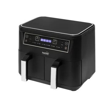   Duplakosaras forrólevegős sütő, 2x3.8L, 2460 W, digitális