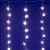 HOME KAF50WW LED-es hópehely fényfüggöny, 1,35 m, 50 db melegfehér LED, hálózati tápellátás, beltéri kivitel