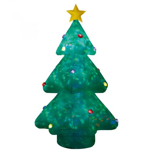 Dekorációs termékek KD 240 K Felfújható karácsonyfa, 240 cm, belső LED projektorral