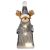 HOME KDC 31 LED-es kerámia figura, rénszarvas, beltéri,