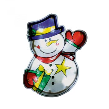 HOME KID 312 LED-es ablakdísz, hóember ( KID 312 )