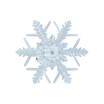   HOME KID 331/WH LED-es ablakdísz, hókristály, beltéri kivitel, öntapadós, hidegfehér LED, mérete: