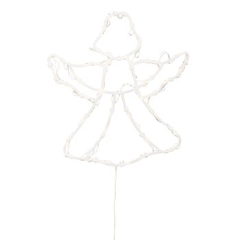   HOME KID501WW angyal ablakdísz, 35 db melegfehér LED, időzítő, kül- és beltéri kivitel