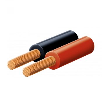   USE KLS 0,75 Hangszóróvezeték, piros-fekete, 2x0,75 mm, 100 m/tekercs ( KLS 0,75 )