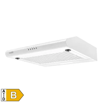   HOME Konyhai páraelszívó STORM 50 cm, fehér színben, 3 sebességfokozat, 1,5W-os LED lámpával, max. 38W teljesítmény, max. légszállítás 190 m3/h, 61dB, B energiaosztály ( KPE 5019W )