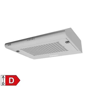   HOME Konyhai páraelszívó HURRICANE 60 cm, rozsdamentes acél, 2 motoros kivitel, 3 sebességfokozat, 1,5W-os LED lámpával, max. 200W, max. légszállítás 380 m3/h, 66dB, D energiaosztály ( KPE 6038S )