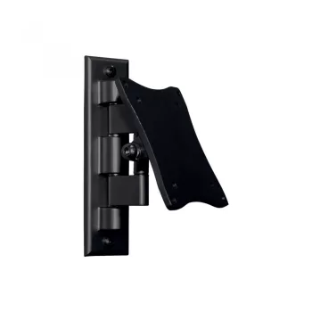   HOME LCDH 02/BK fali tartó, hangfalakhoz, max. 15 kg teherbírású, 2 ponton forgatható tartókar, alumíniumöntvény konstrukció, tartozék szerelvények