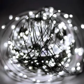  HOME ML1500WH micro LED-es fényfüzér, 150 m, 1500db hidegfehér micro LED, 8 program, időzítés, hálózati adapter, távirányító, kül- és beltéri kivitel