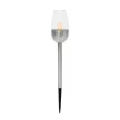 HOME MX816 napelemes kerti lámpa, 12db-os display, műanyag, 1 db melegfehér LED, kültéri, beltéri