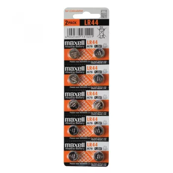 MAXELL LR44 Gombelem, alkáli LR44L ( MAXELL LR44 )
