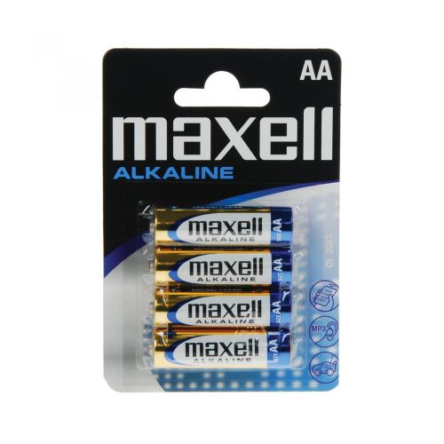 Maxell LR6 AA elem, alkáli, 4db/bliszter ( MaxellLR6 )