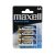 MAXELL LR6 AA elem, alkáli, 4db/bliszter ( MAXELLLR6 )
