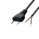USE N 2/VDE hálózati csatlakozókábel, 2x0,75, 1,5 méteres kábellel, ónozott véggel ( N 2/VDE )