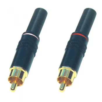 USE RCA 11MF Rca dugó pár, fém, aranyozott ( RCA 11MF )