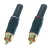 USE RCA 11MF Rca dugó pár, fém, aranyozott ( RCA 11MF )