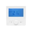 HOME THE25W digitális termosztát, falra szerelhető, programozható, ablaknyitás-érzékelés, fagyvédelmi funkció, fehér