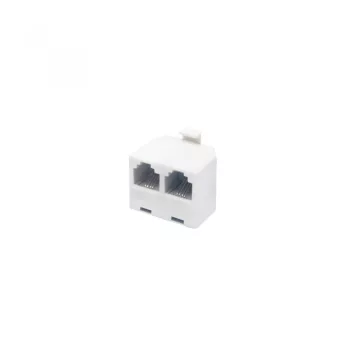   USE TS 16-2WH/X Elosztó telefonvezetékhez, 6P4C, 1 dugó-2 aljzat ( TS 16-2WH/X )