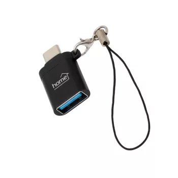   HOME USBCA3 usb-c átalakító, USB3.0, 3.0 A, 60 W, usb-c dugó, usb-a aljzat, gyorstöltés, adattovábbítás