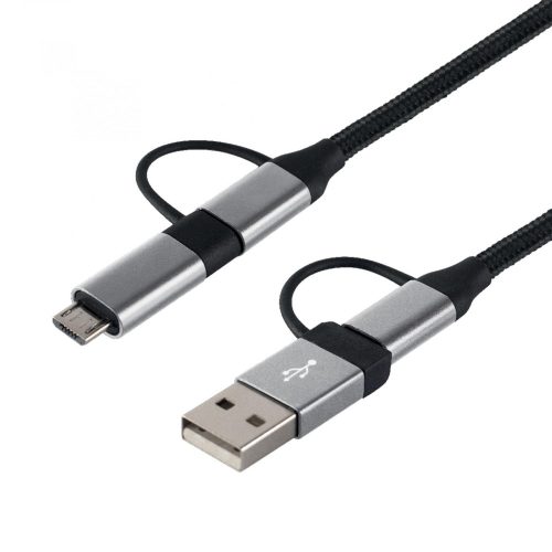 HOME USB MULTI USB töltőkábel, 4in1, 1.5m
