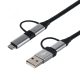 HOME USB MULTI USB töltőkábel, 4in1, 1.5m