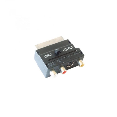 USE V 50SX Videó átalakító, 21 pólusó SCART dugó-3xRCA aljza+SVHS aljzat ( V 50SX )