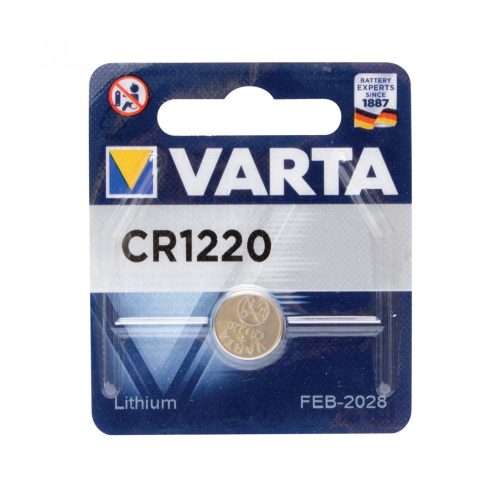 VARTA CR1220 CR1220 Varta 3V gombelem, Litium ( VARTACR1220 )