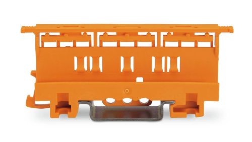 Wago 221-500 Rögzítő-távtartó - 221 sorozat - 4 mm² - kalapsínre/csavaroros szereléshez - narancssárga