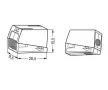 Wago 224-112 Csillárkapocs 2x2,5mm2 fehér