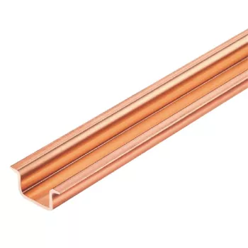   Weidmüller TS 35X15/2.3 2M/CU/BK tartósín, TS 35 x 15, foglalat nélkül, vörösréz, kezeletlen (WEIDMÜLLER 0270100000)