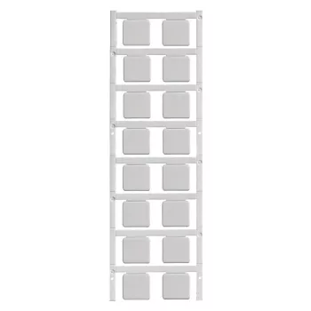   Weidmüller 1014650000 SM 22/22 K MC NE GR SwitchMark, Készülékjelölők, 22 x 22 mm, Szürke