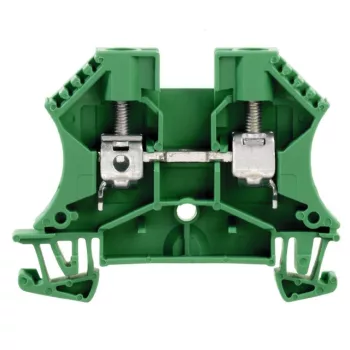   Weidmüller 1020290000 WDU 6 GN Átvezető sorkapocs, Csavaros csatlakozás, 6 mm2;, 800 V, 41 A, Zöld