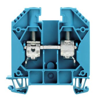   Weidmüller 1020480000 WDU 16 BL Átvezető sorkapocs, Csavaros csatlakozás, 16 mm2;, 1000 V, 76 A, Kék
