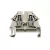 Weidmüller 1023700000 WDU 2.5N Átvezető sorkapocs, Csavaros csatlakozás, 2.5 mm2;, 500 V, 24 A, Sötétbézs
