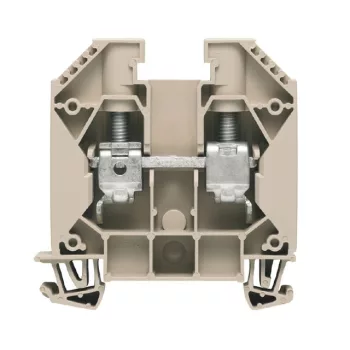   Weidmüller 1028900000 WDU 16/ZA Átvezető sorkapocs, Csavaros csatlakozás, 16 mm2;, 1000 V, 76 A, Sötétbézs