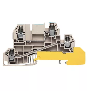   Weidmüller 1029900000 WDL 2.5/N/L/PE Három vezetős W-sorozat, Elosztó sorkapocs WQV-val, Névleges keresztmetszet: 2.5 mm2;, Csavaros csatlakozás